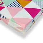 WELLFIT Cotton Mattress Cover/Protector for Double Size Bed with Zip/Chain/4×6 ft / 48×72×5 inch