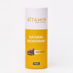 Bitamin Natural Deodorant | 5% Vitamin C Deodorant | Oud Gold | Vegan | Unisex Fragrance | NO Aluminium, Parabens - 30 g (Oud Gold.)