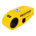 Oxford Brake Lock Alarm LK304 | Alarmed Front Brake Lever 120db Siren Motorcycle Motorbike Scooter Security