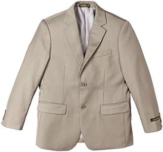 Spring Notion Big Boys' Two Button Blazer Tan 14