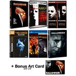 Halloween: Ultimate 11 Movie Collection: Complete Original + Rob Zombie Remakes + 2018 Sequel DVD Series + Bonus Art Card