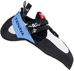 Tenaya Men's Classic Climbing Shoes, White Blue, 42.5 EU