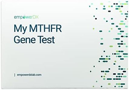 empowerDX MTHFR Gene Test Kit, Methylation Test, Easy at-Home Test Detects Presence of 677 and 1298 MTHFR Gene Variants, Ages 2+, Fast Results Within 6 Days