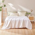 THXSILK All Season Mulberry Silk Comforter/Duvet/Quilt, 100% Grade 6A Natural Long Strand Silk Bedding, Pure Cotton Shell(White), Queen Size 87in x 91in/220cm x 230cm, Silk Weight 2.76lb/1.25kg