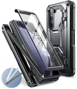 i-Blason Armorbox Designed for Samsung Galaxy Z Fold 5 Case (2023 Release) with Pen Holder & 3 Silicone Pen Covers, Full Body Protective Bumper Case with Built-in Screen Protector & Kickstand (Black)