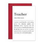 Unique Teacher Definition Card, Gra