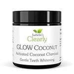 Isabella's Clearly Glow Coconut, Teeth Whitening Activated Charcoal Powder | Pure, Natural, Food Grade, Non GMO, Made in USA | Whiten Teeth Naturally 100g (1 Year Supply)