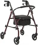 Medline Steel Rollator Walker with 
