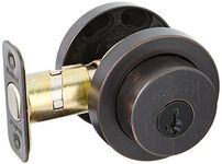 Kwikset 158RDT-11PS Auxiliary Lock, Venetian Bronze, None