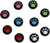 BFU 5 Pair Silicone Cat Dog Paw Analog Controller Joystick Thumb Stick Grip Cap Covers for PS2 PS3 PS4 Xbox 360 Xbox One Analog Stick Caps Replacement