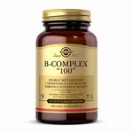 Solgar Vitamin B-Complex Vegetable Capsules, Count of 50 (Extra High Potency) - Supports Mental Performance and Energy - For Tiredness and Fatigue - Vegan