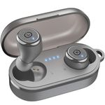 TOZO T10 Wireless Earbuds Bluetooth 5.3 Headphones, 55H Playtime with Wireless Charging Case, App Customize EQ, Ergonomic Design IPX8 Waterproof Headset Powerful Sound for Workout, Calls