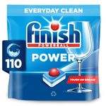 Finish Power Dishwasher Tablets, 110 Tabs, Fresh Scent, Everyday Clean and Shine