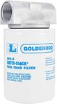 GOLDENROD (596) Canister Water-Block Fuel Tank Filter with 1" NPT Top Cap, white