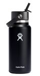 Hydro Flask Wide Flex Straw Cap Black 32 Oz