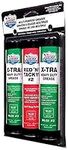 Lucas Oil 3 oz Grease Pack/1 Red & Tacky/2 X-Tra H/D, Multi, One Size (10315)