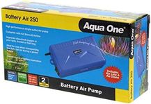 Aquarium Air Pump Battery Air 250 Portable 150L/Hr Fish Tank Aqua One Aquarium