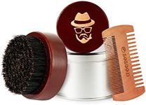 Beard Brush, Pure Boar Bristle Blac