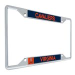 Desert Cactus University of Virginia Cavaliers Metal License Plate Frame for Front Back of Car Officially Licensed (Mascot)