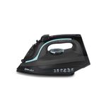 Bajaj MX 45 Steam Aluminium Soleplate Iron | 2000 Watts Power For Faster Ironing | Non Stick German Coated Technology | 220 Ml Water Tank Capacity | 2-Yr Warranty 【Black & Grey】