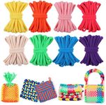 FUNiOi 224 PCS Weaving Loom Loops Refill for Potholder Weaving Craft Kit, DIY Arts and Crafts Loops Supplies for Kids Beginners, for Girls Age 6 7 8-12 13 Years Old