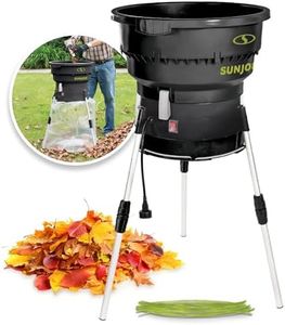 Sun Joe SDJ616 Electric Leaf Mulcher/Shredder 13-Amp 16:1 Reduction Ratio, 8,000-RPM, Mulch up to 55-Gallons per Minute, Adjustable Control Dial, Green