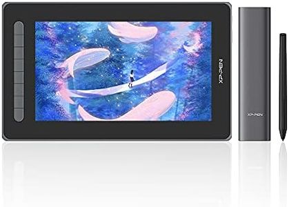 XP-PEN Artist12_2nd 11.9-inch Drawing Pen Display Graphics Monitor Full-Laminated Technology Drawing Monitor with Tilt Function,X3 Smart Battery-Free Stylus,Full-Featured USB-C Connection (Black)
