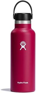 Hydro Flask 18 oz Standard Mouth with Flex Cap Stainless Steel Reusable Water Bottle Snapper - Vacuum Insulated, Dishwasher Safe, BPA-Free, Non-Toxic (S18SX604)