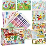 KOOL KRAFTS Dot Sticker Art - 8 Lar