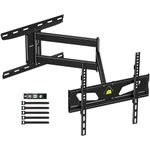 FORGING MOUNT TV Wall Bracket 910 mm Extra Long Arm TV Bracket for 32-65 Inch TVs, Swivel Tilt TV Bracket up to 45kg, TV Wall Mount with Tilt Adjustment, TV Mount with Spirit Level, Max VESA 400x400mm