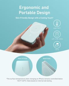 Anker MagGo 10000mAh MagSafe Power Bank – Portable Wireless Charger