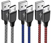 3-Pack 6FT Micro USB Cable Android 