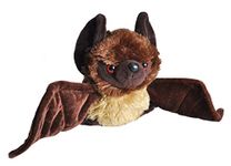 Wild Republic Stuffed Animal Plush Toy, Bat, HUG'EMS