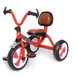 FunRide Tricycle for Kids - Blaide Baby Tricycles with EVA Tyres and Leather Seat and Backrest - Trikes for Boys and Girls 2 Years - 5 Years - (Weight - Upto 25 Kg)