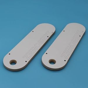 ZEROSERT Zero Clearance Table Saw Inserts for Jet, Powermatic, Shop Fox, Grizzly, and Others - Laminated (2-Pack)