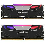 Timetec Pinnacle Konduit RGB 64GB KIT(2x32GB) DDR4 3600MHz PC4-28800 CL18-22-22-42 XMP2.0 Overclocking 1.35V Compatible for AMD and Intel Desktop Gaming PC Memory Module RAM - Black