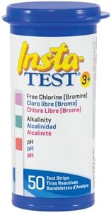LaMotte Insta-Test 3-Way Swimming Pool and Spa Test Strip (Tests for Chlorine, Bromine, pH and Alkalinity)