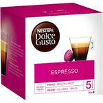NESCAF� Dolce Gusto Espresso Coffee Pods, 16 Capsules (Pack of 3 - Total 48 Capsules, 48 Servings)