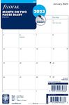 Filofax Month On Two Pages A5 2024 Planner Refill