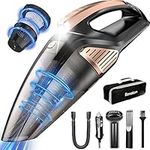 Banaton Car Vacuum Cleaner 7000PA 106W 12V Car Vacuum with LED Light Low Noise Wet and Dry Use Auto Vacuum Cleaner with 16.4FT(5M) Cord and Carrying Bag for All Vehicles