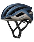 Odoland Bike Helmet for Men and Women, Odor-Resistant Cycling Helmet with 28 Vents & Sunglasses Slot, Adjustable Bicycle Helmet - Road Biking, Mountain Biking, Commuting, Dark Blue and Gold, L