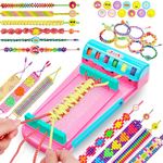 Friendship Bracelet Making Kit – DIY Jewelry Set with Colorful Threads & Beads, Girls Toys & Craft Kit, Creative Birthday Christmas Gifts for Girls Ages 8-12, Fun DIY Friendship String Bracelet Maker