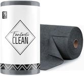 Fantasticlean Microfiber Cleaning Cloth Roll -75 Pack, Tear Away Microfiber Towels, 12" x 12", Reusable, Washable, Scratch Free, Ultra Absorbent Dish Rags for Car, Home, Garage or Shop (DimGray)