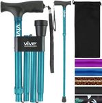 Vive Folding Cane - Foldable Walkin