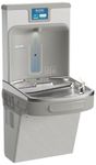 Elkay LZS8WSLK Wall Mount Drinking Fountain with Bottle Filler Station, Light Gray Granite