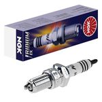 NGK Spark Plug DR8EIX Iridium IX 6681, silver/white