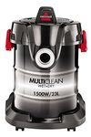 BISSELL 2026M MultiClean multi-purpose vacuum cleaner, wet & dry vacuum cleaner with blower function, 1,500 W, 7-piece accessory set, 23l,Black