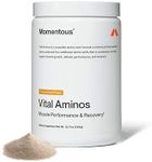 Momentous Vital Aminos Powder Supplement - BCAA & EAA, Tropical Punch - NSF Certified, GMO-Free, Gluten Free, 30 Servings (Package May Vary)