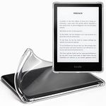 CoBak Clear Case for 6" Amazon Kindle 11th Generation 2024 and 2022 - Ultra Soft Flexible Transparent TPU Skin Bumper Back Cover Reinforced Edge Corners, Clear