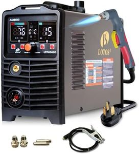 LOTOS LTP6300D 63AMP Non-Touch Pilot Arc Plasma Cutter, Drag Cut Enabled, 3/4" 19mm Clean Cut, 1" 25mm Severance Cut, Non-HF Arc Start Metal Cut Machine, Plasma Cutting Equipment, 110V/220V